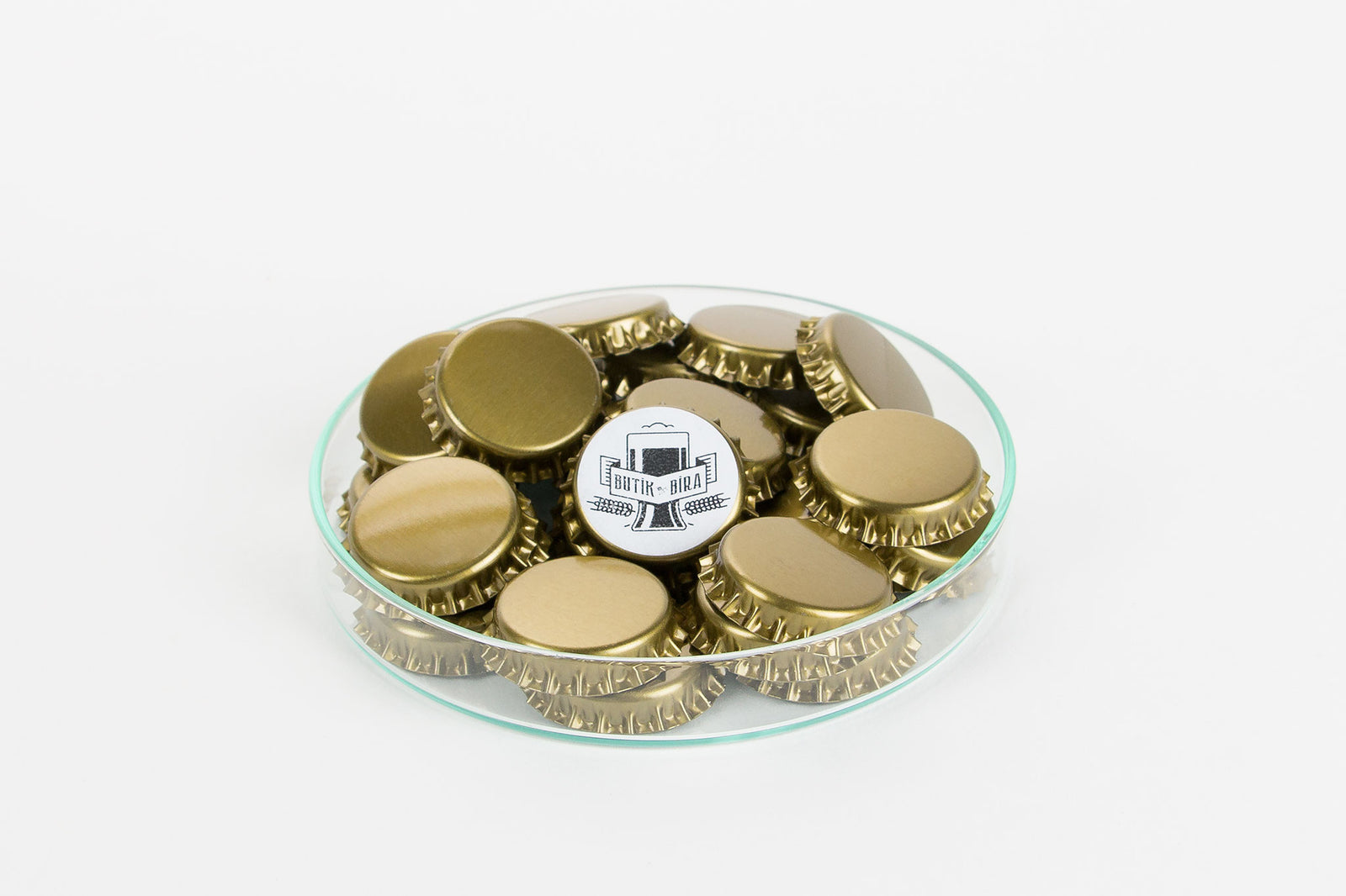 Altın Renk Bira Şişesi Kapağı - Butik Bira