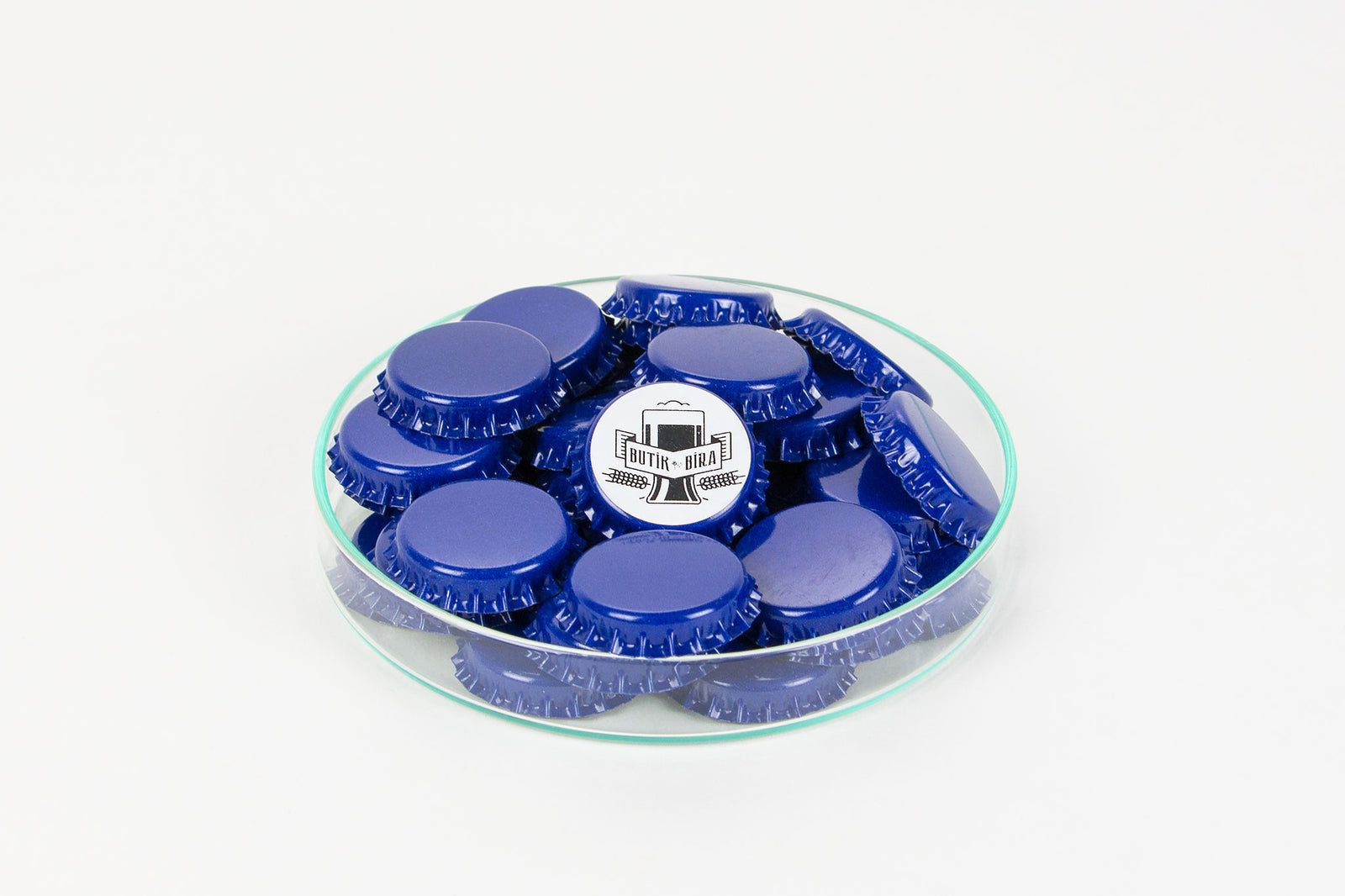 Mavi Renk Bira Şişesi Kapağı - Butik Bira