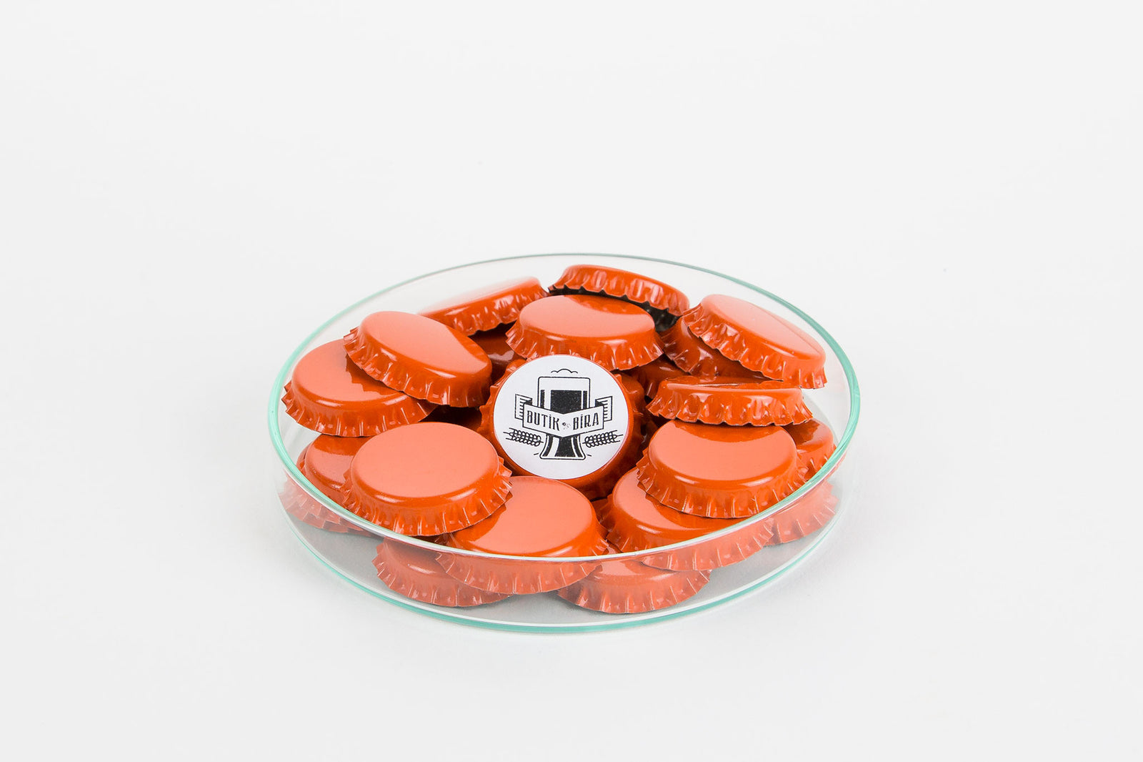 Turuncu Renk Bira Şişesi Kapağı - Butik Bira